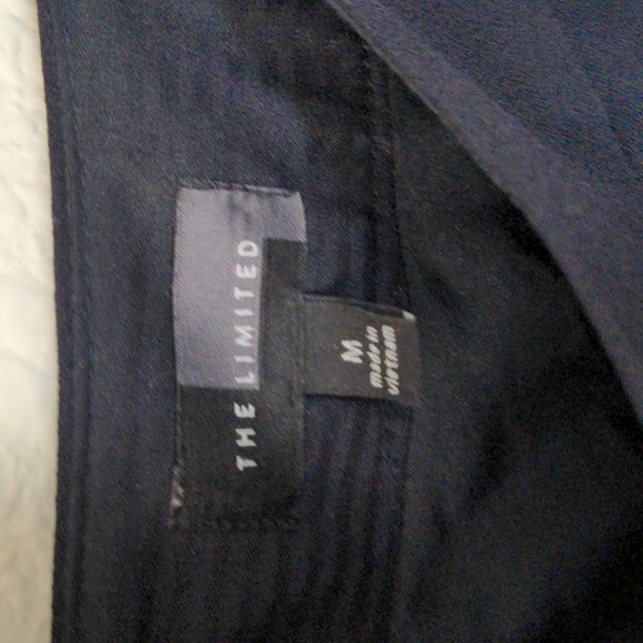 Long navy dress skirt with pockets - Picture 7 of 7